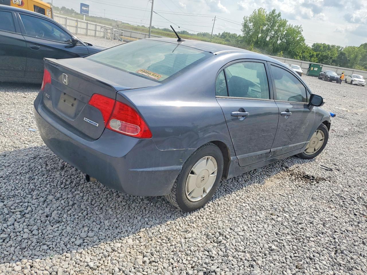 2006 Honda Civic Hybrid Blue vin: JHMFA36236S028386