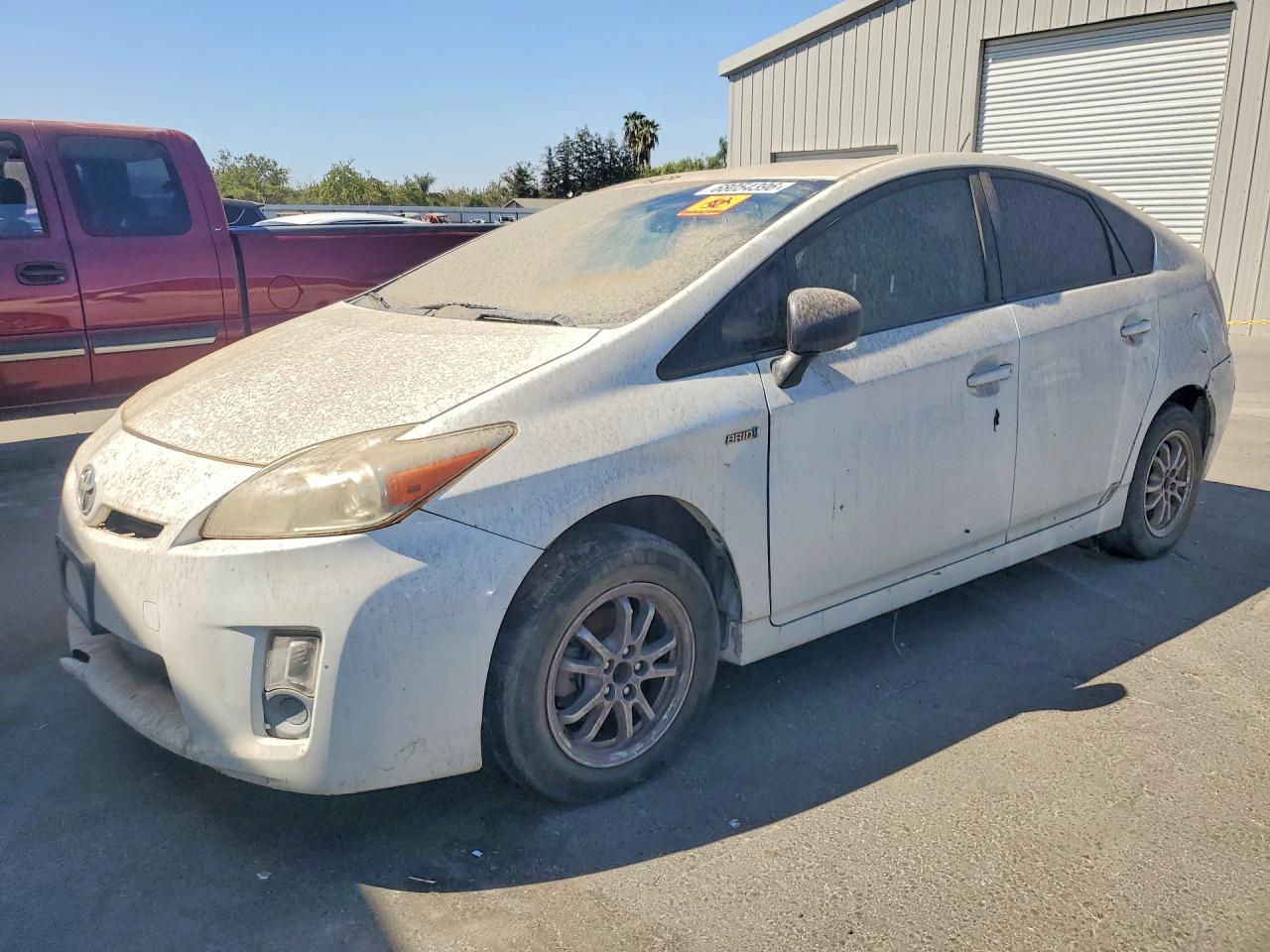 2010 Toyota Prius Iv White vin: JTDKN3DU9A5156034