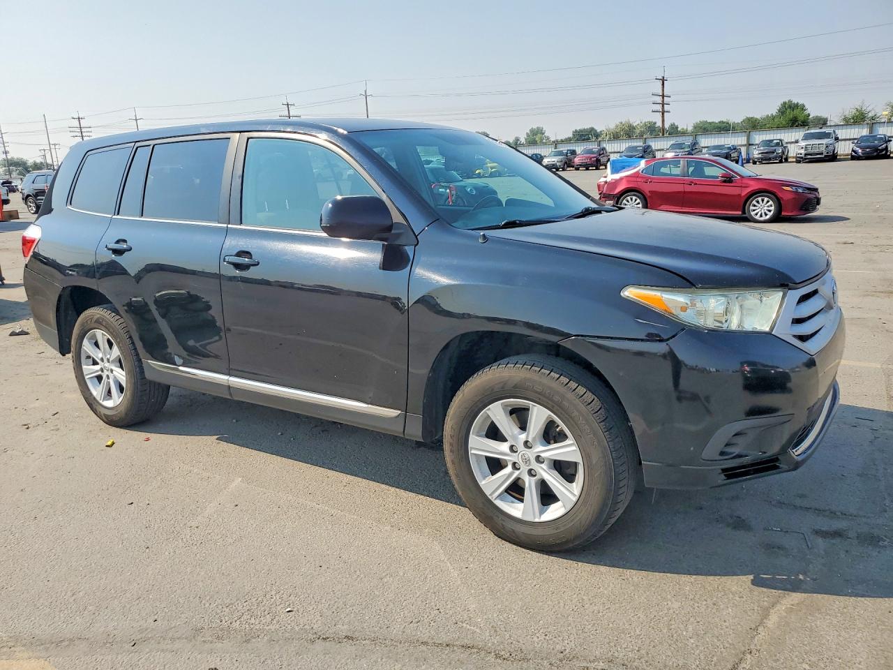 2012 Toyota Highlander Base Черный vin: 5TDZK3EH0CS068477