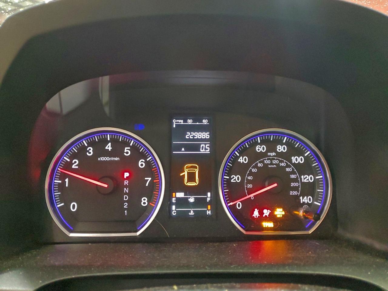 2008 Honda Cr-v Lx Red vin: JHLRE48318C040373