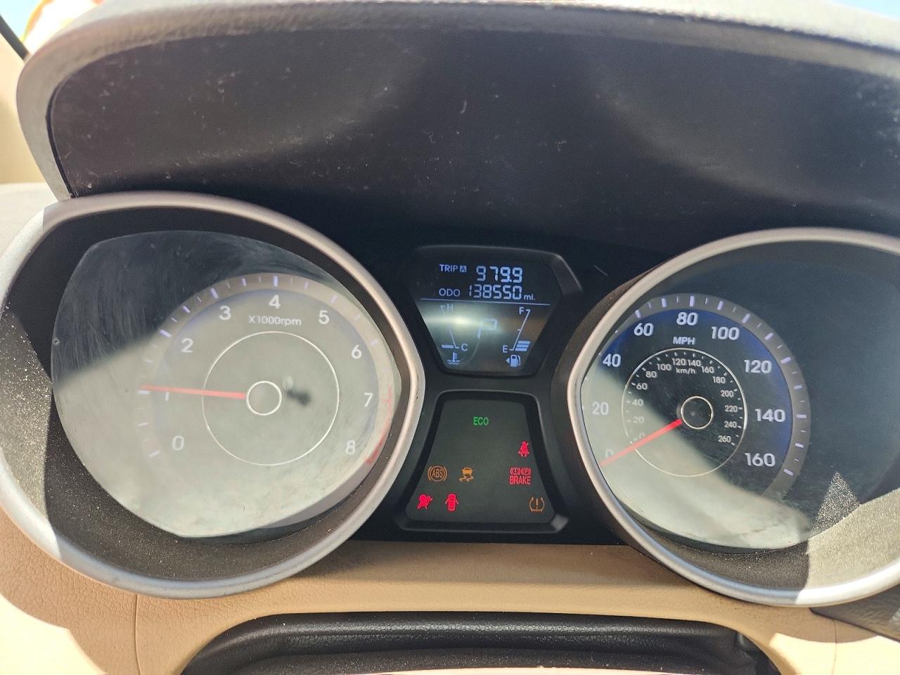 2013 Hyundai Elantra Gls Black vin: KMHDH4AE3DU849237