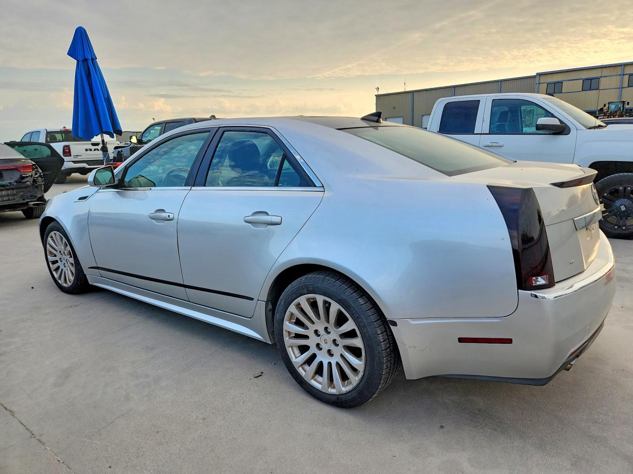 2012 Cadillac Cts Luxury Collection Silver vin: 1G6DG5E50C0105563