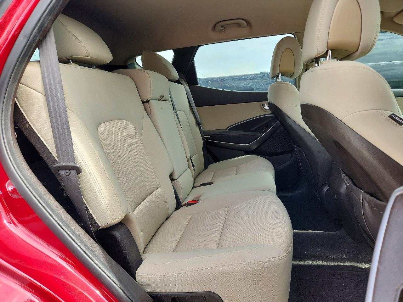 2013 Hyundai Santa Fe Sport 2.4l Red vin: 5XYZU3LB6DG037418