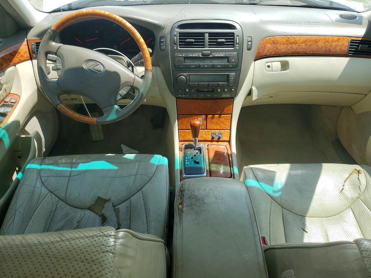 2003 Lexus Ls 430 White vin: JTHBN30F230102838