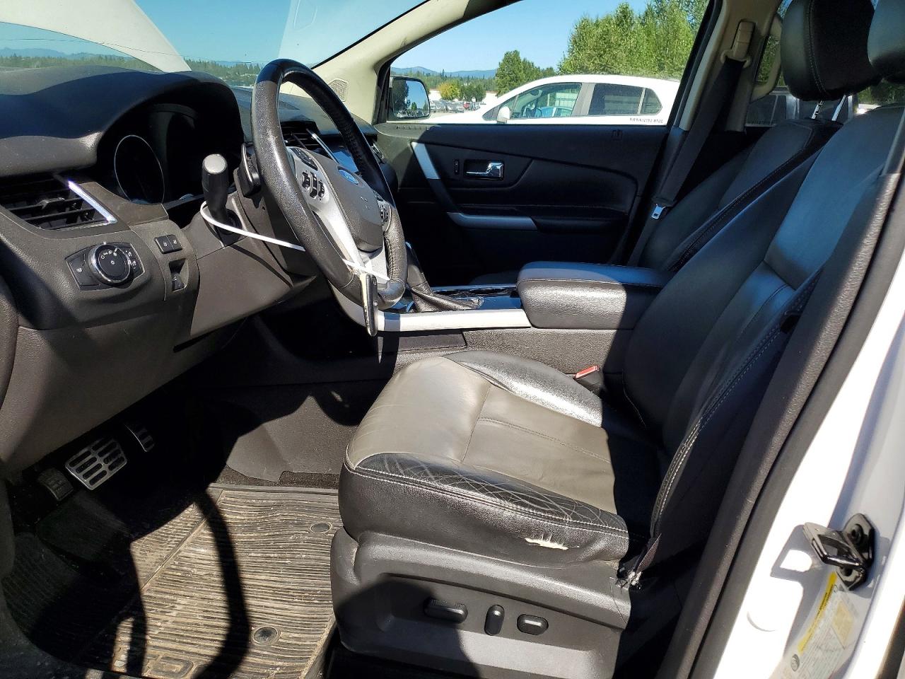 2013 Ford Edge Sport White vin: 2FMDK4AK7DBE00396
