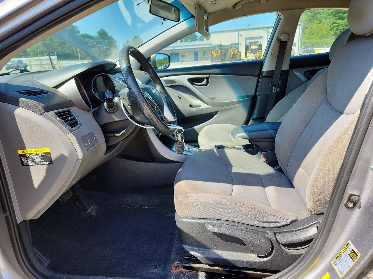 2012 Hyundai Elantra Gls Gray vin: KMHDH4AE0CU256790
