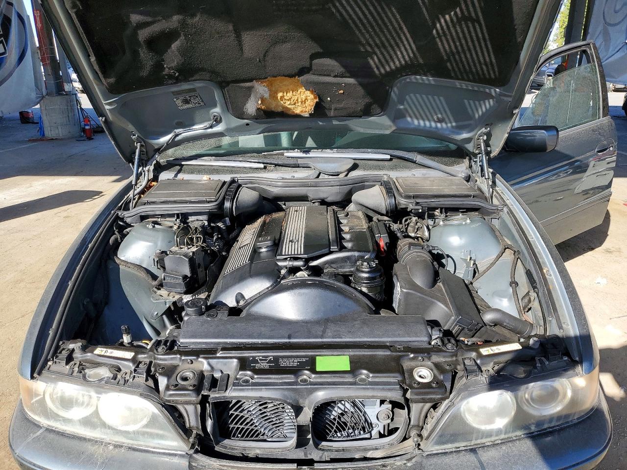 2003 Bmw 530 I Automatic Blue vin: WBADT634X3CK35936