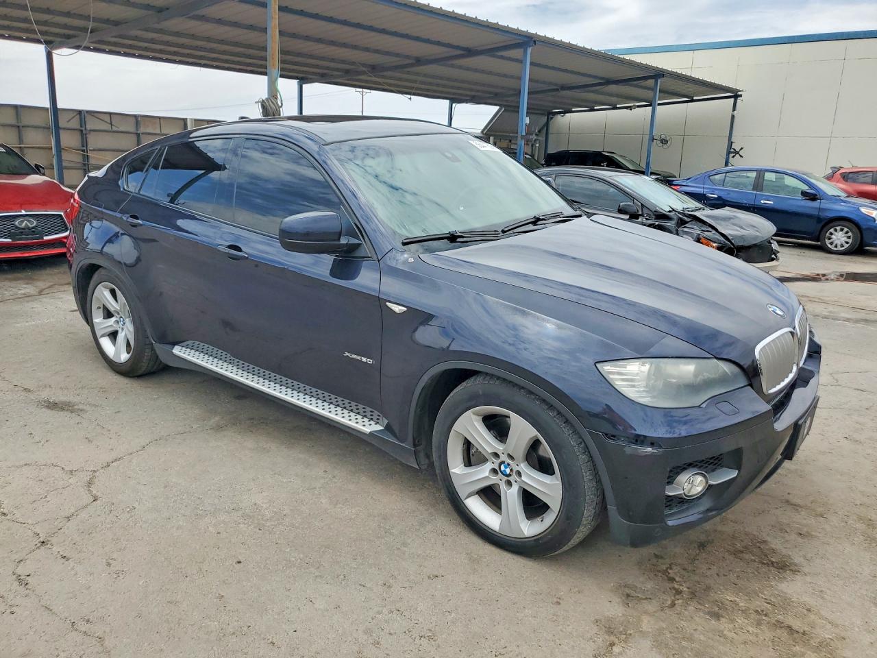 2009 Bmw X6 Blue vin: 5UXFG83579LZ92515