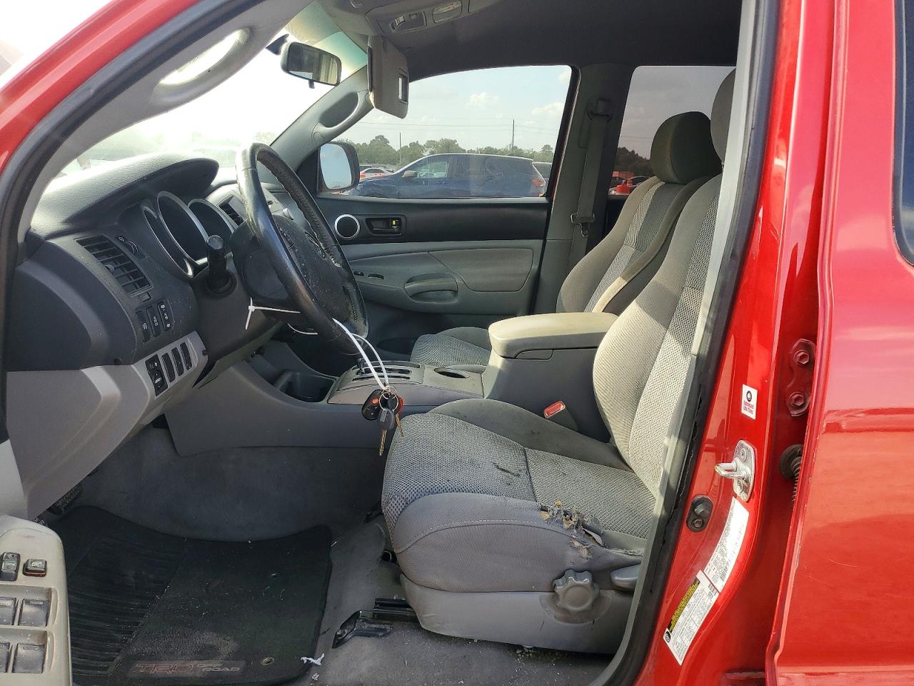 2006 Toyota Tacoma Double Cab Prerunner Red vin: 5TEJU62N36Z300712