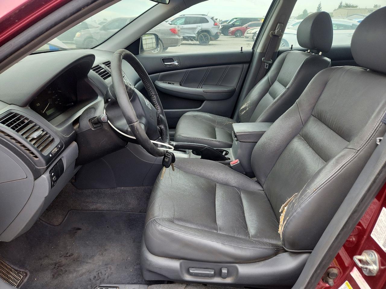 2006 Honda Accord Ex Burgundy vin: 1HGCM56876A182764