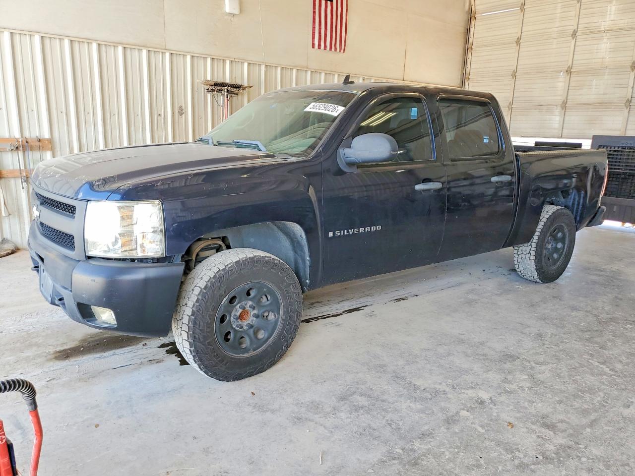 2008 Chevrolet Silverado C1500 Blue vin: 3GCEC13C08G265114