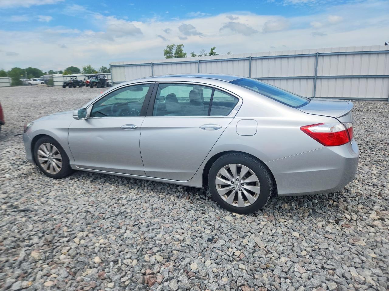 2014 Honda Accord Ex Silver vin: 1HGCR2F78EA185310