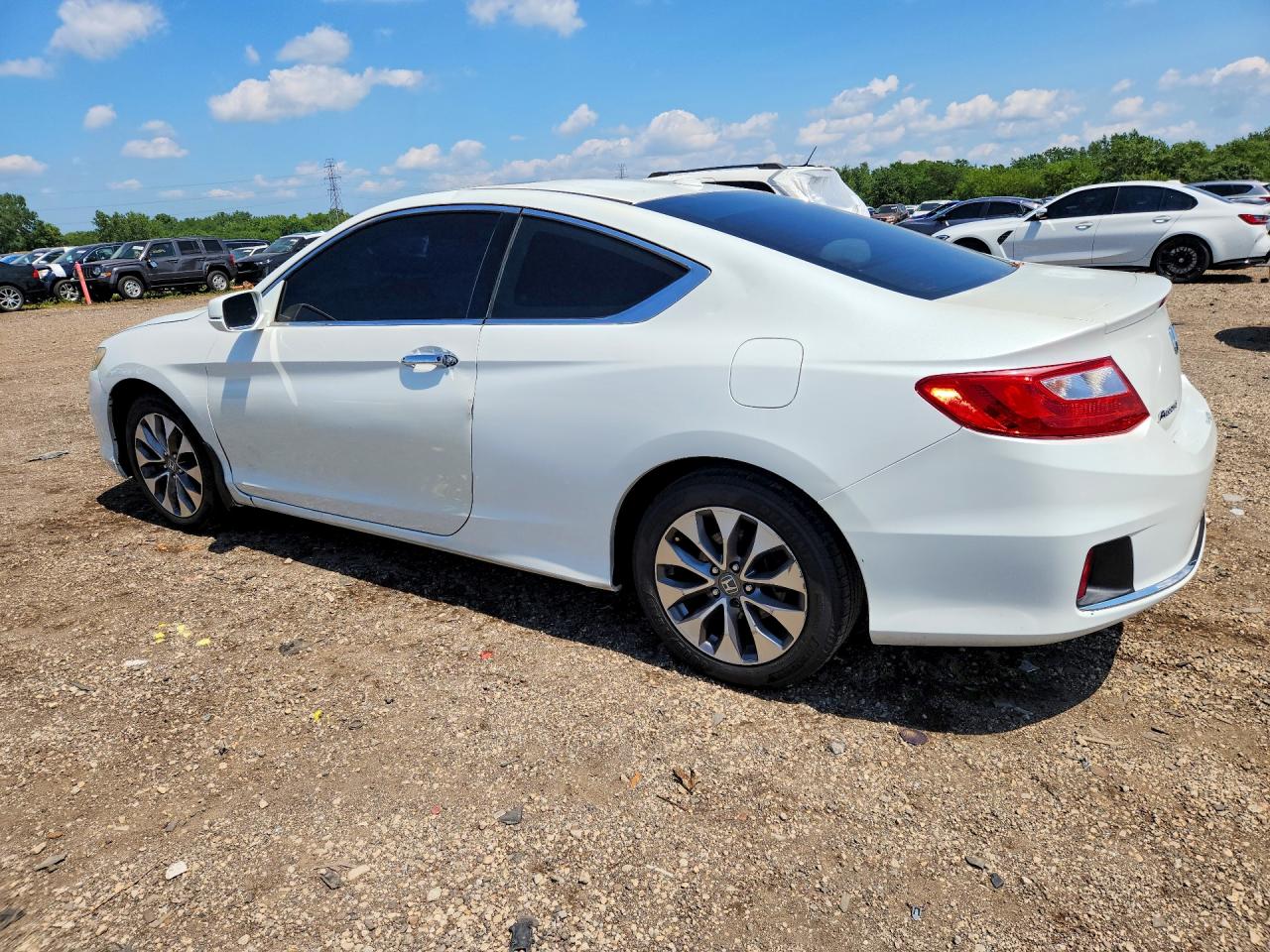 2013 Honda Accord Exl White vin: 1HGCT1B85DA006262