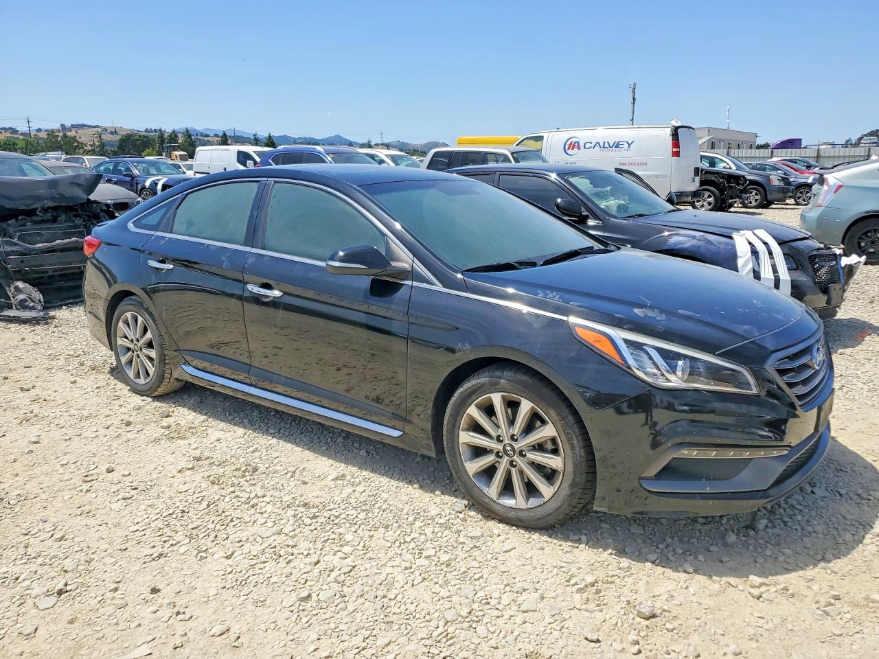 2016 Hyundai Sonata Limited Black vin: 5NPE34AF5GH410331
