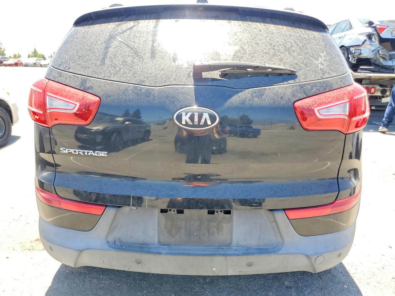 2013 Kia Sportage Lx Black vin: KNDPB3A21D7510526