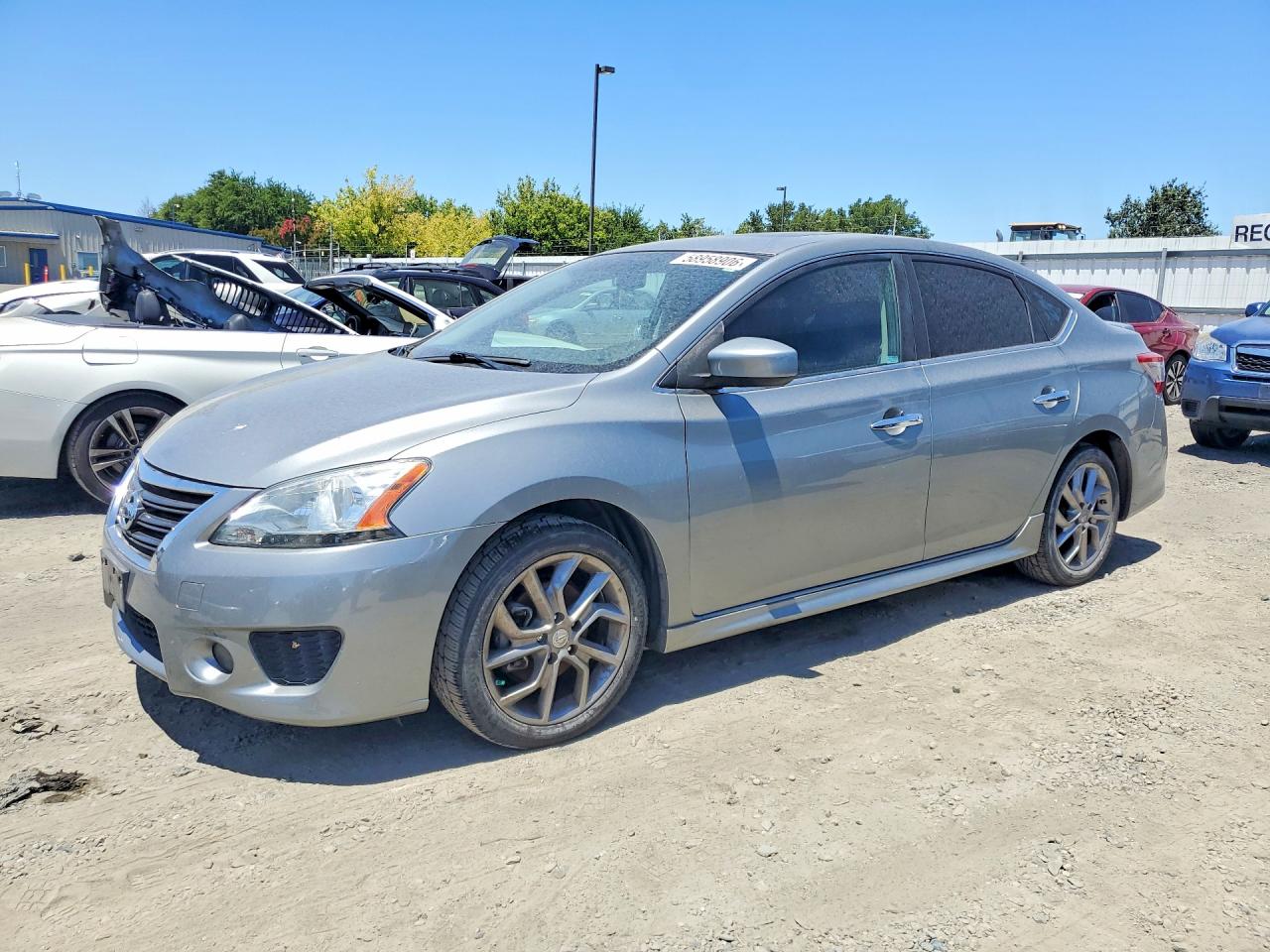2014 Nissan Sentra Sr Gray vin: 3N1AB7AP4EL636033
