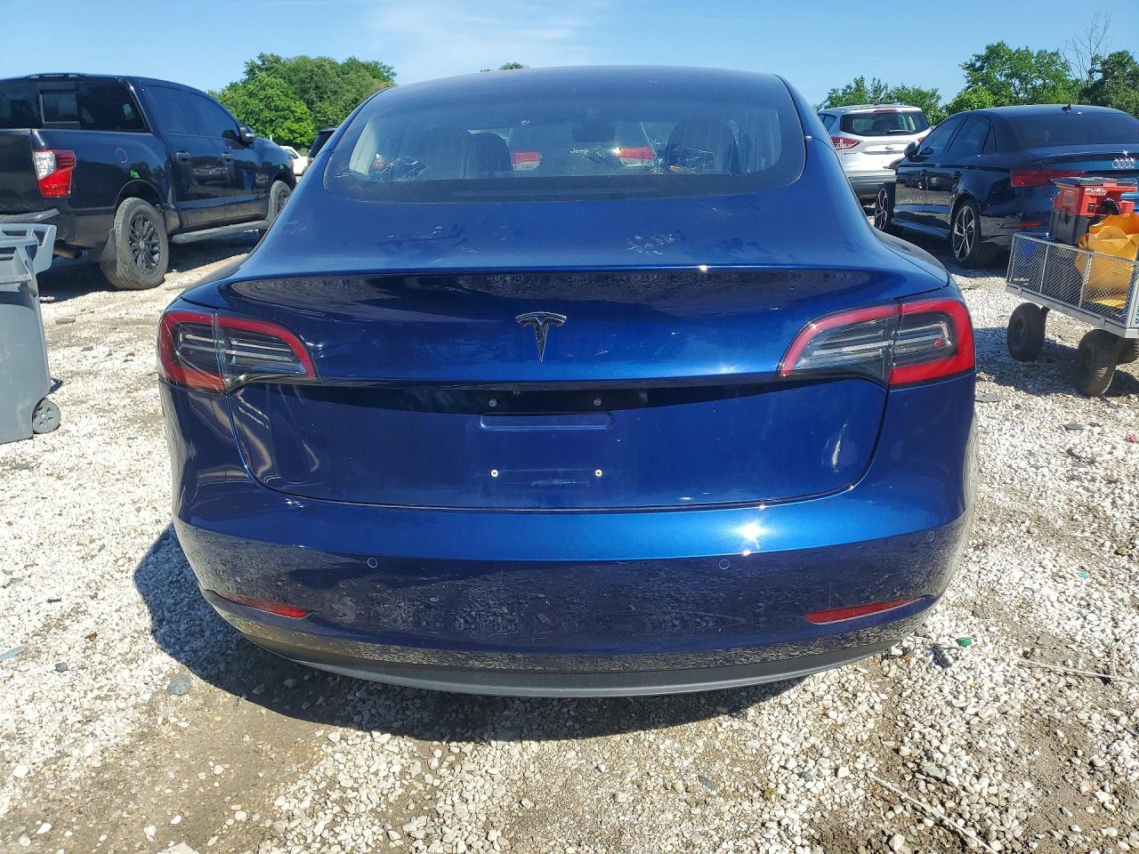 2018 Tesla Model 3 Синий vin: 5YJ3E1EA6JF017006