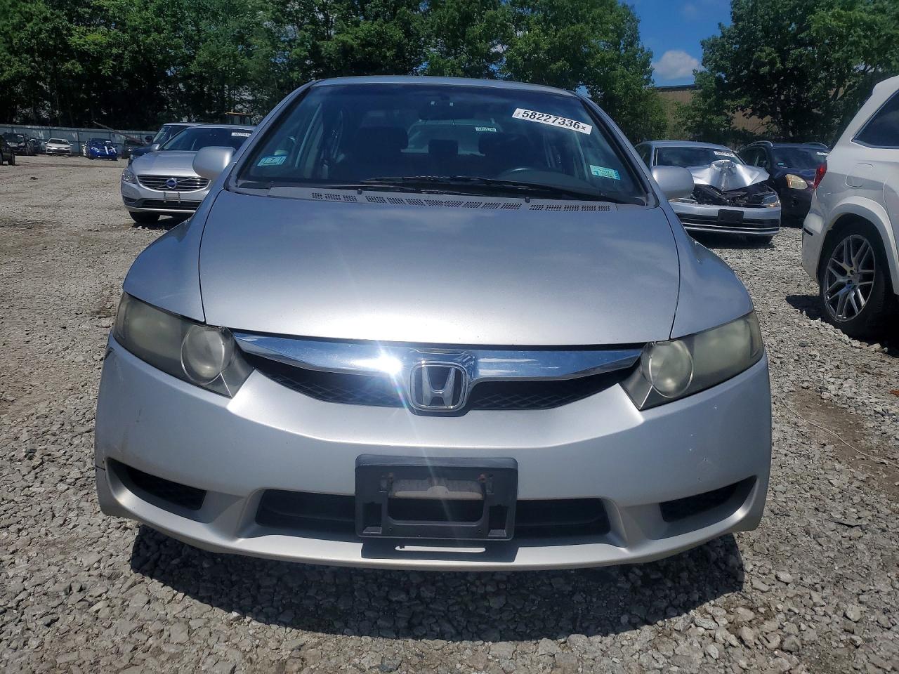2010 Honda Civic Lx Silver vin: 2HGFA1F52AH317065