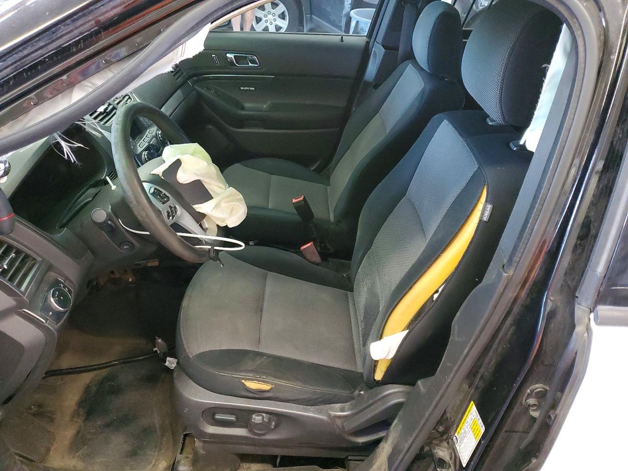 2014 Ford Explorer Police Interceptor Black vin: 1FM5K8AR7EGA65479