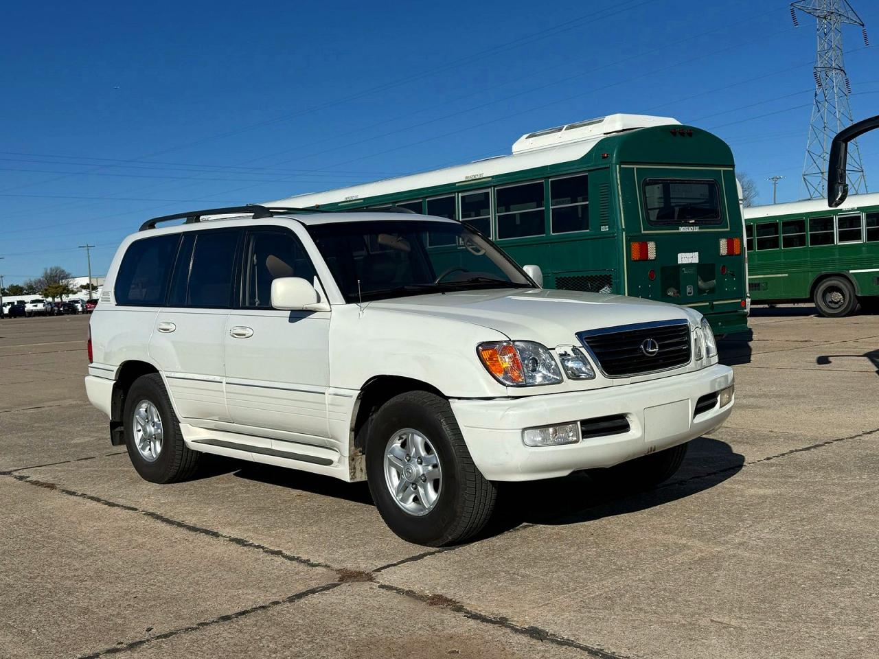 1998 Lexus Lx 470 White vin: JT6HT00W9W0023792