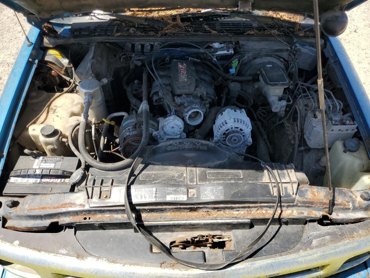 1994 Chevrolet S Truck S10 Blue vin: 1GCDT19W0R8147553