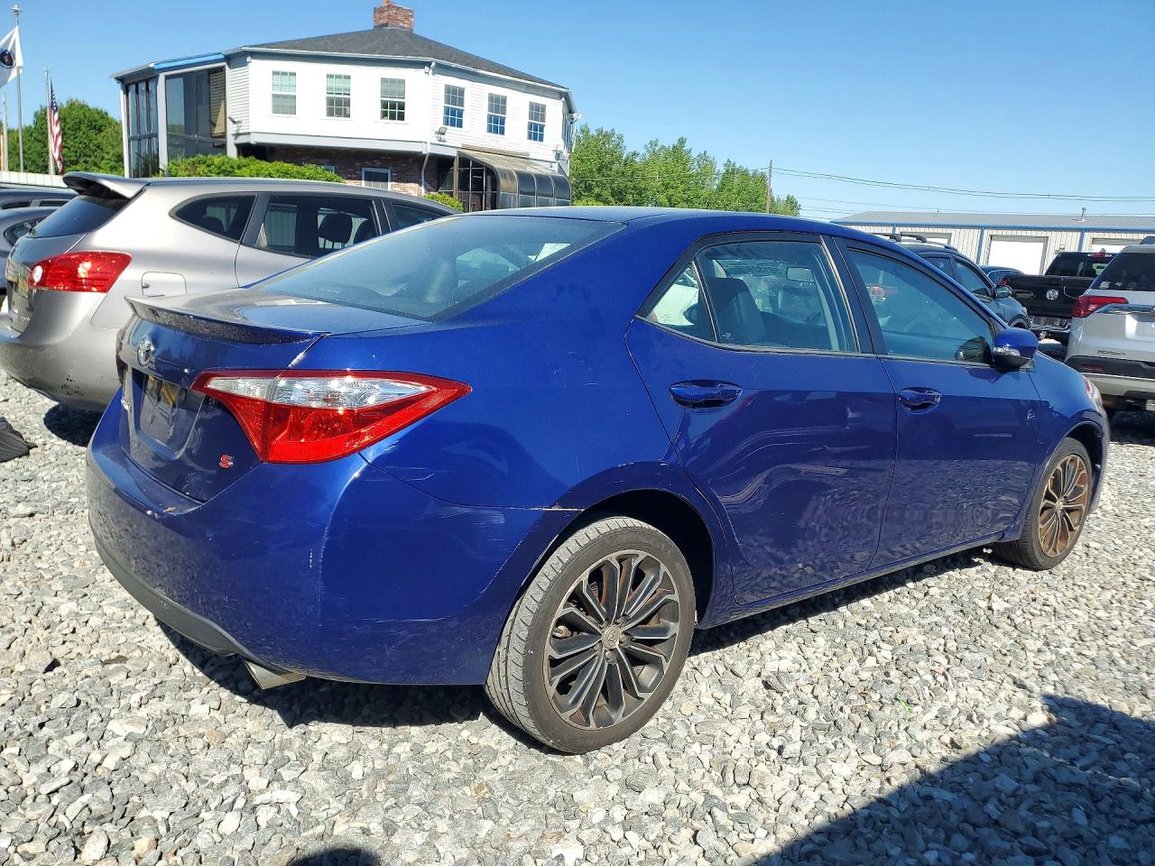 2015 Toyota Corolla S Plus Blue vin: 2T1BURHE6FC279194