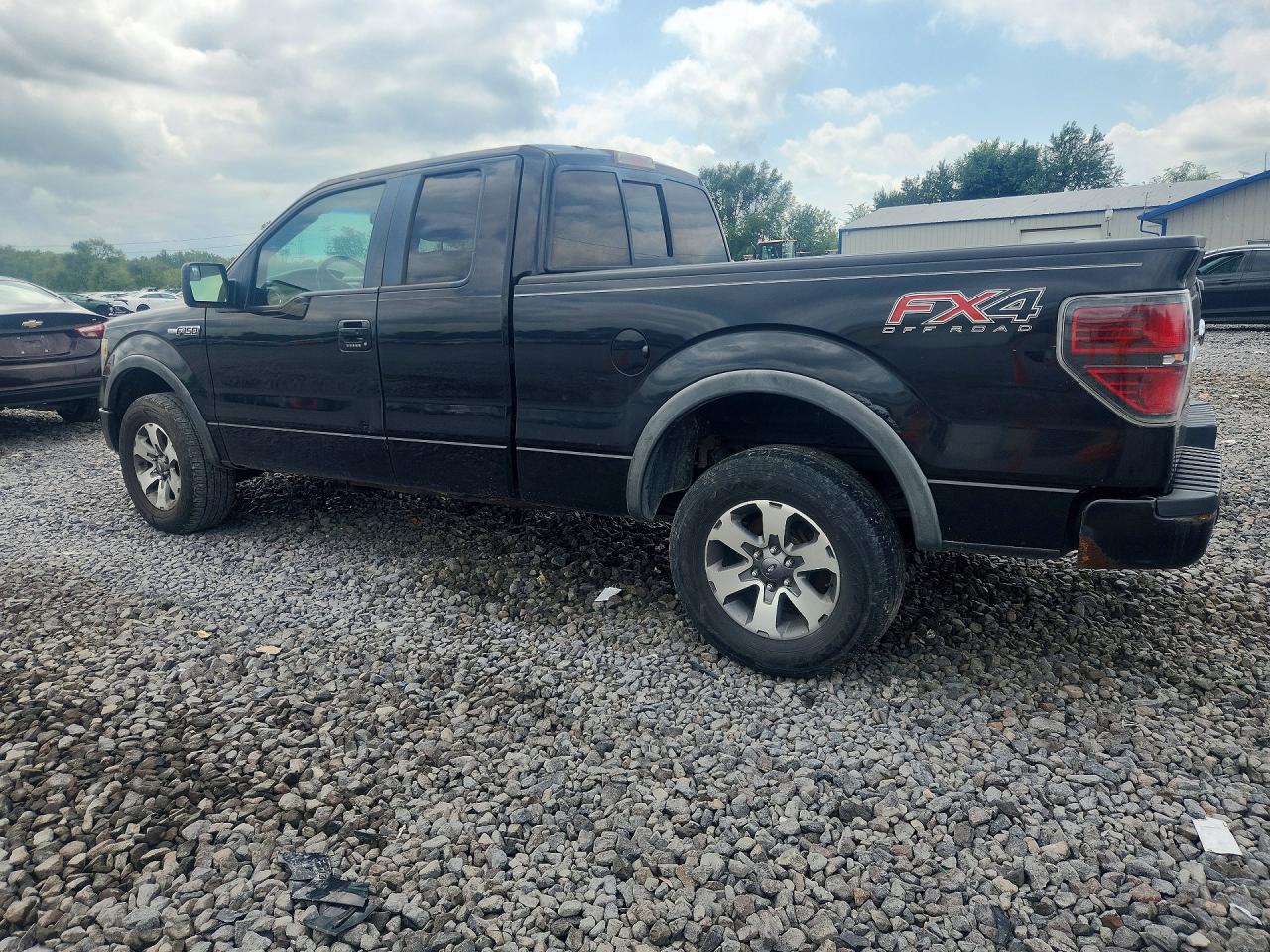2012 Ford F150 Super Cab Black vin: 1FTFX1EF8CFC71639