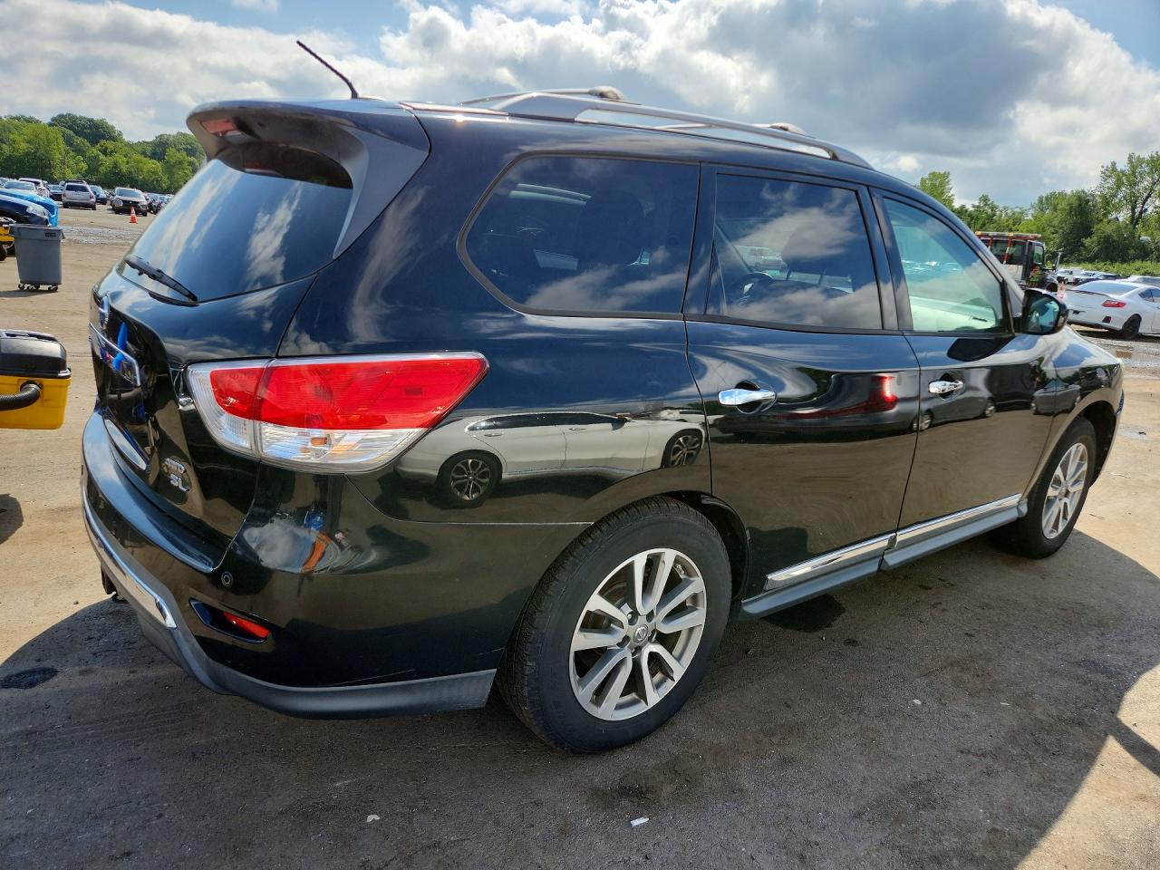 2013 Nissan Pathfinder S Black vin: 5N1AR2MM6DC626722