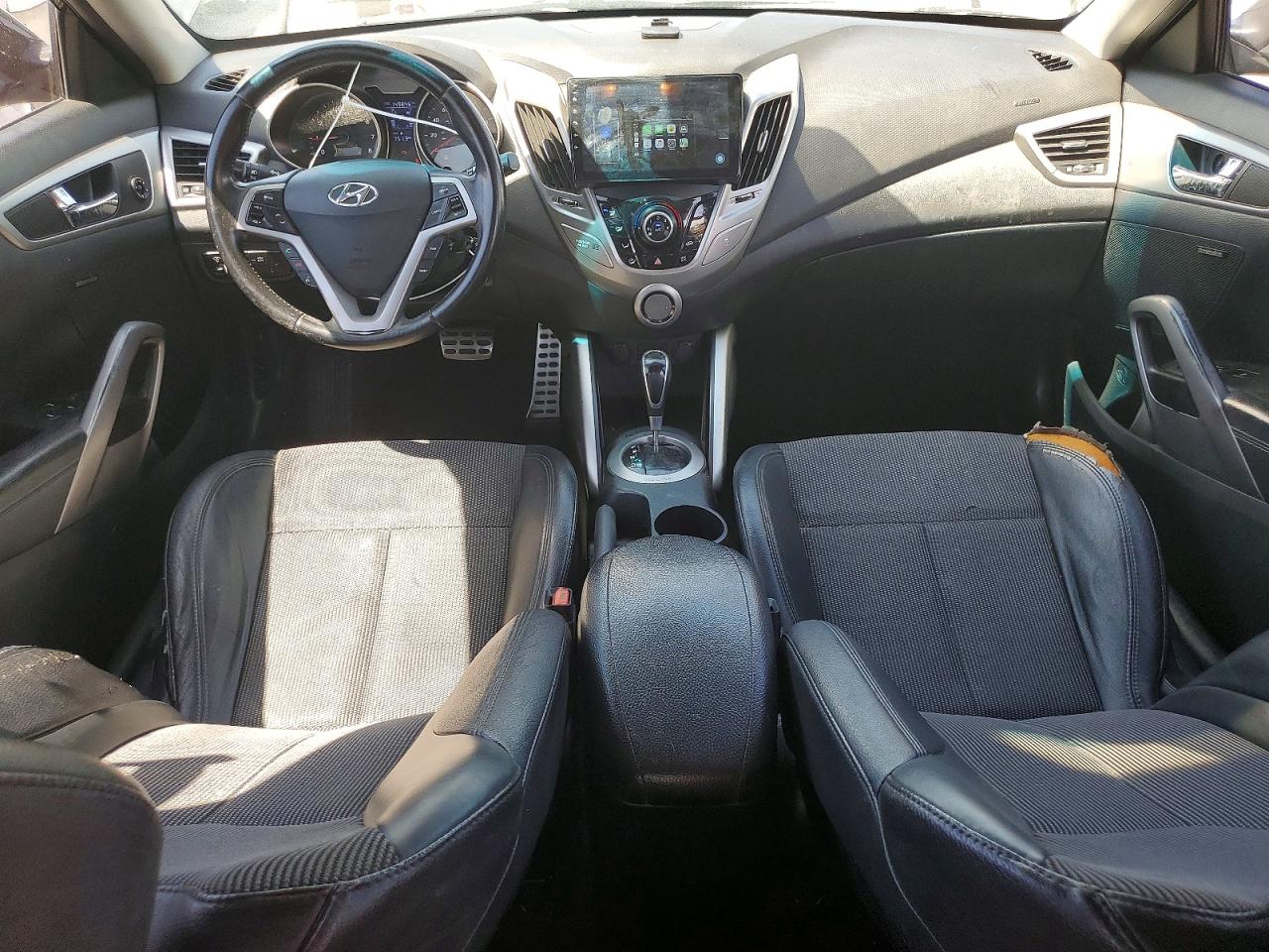 2013 Hyundai Veloster Base Black vin: KMHTC6AD1DU157247