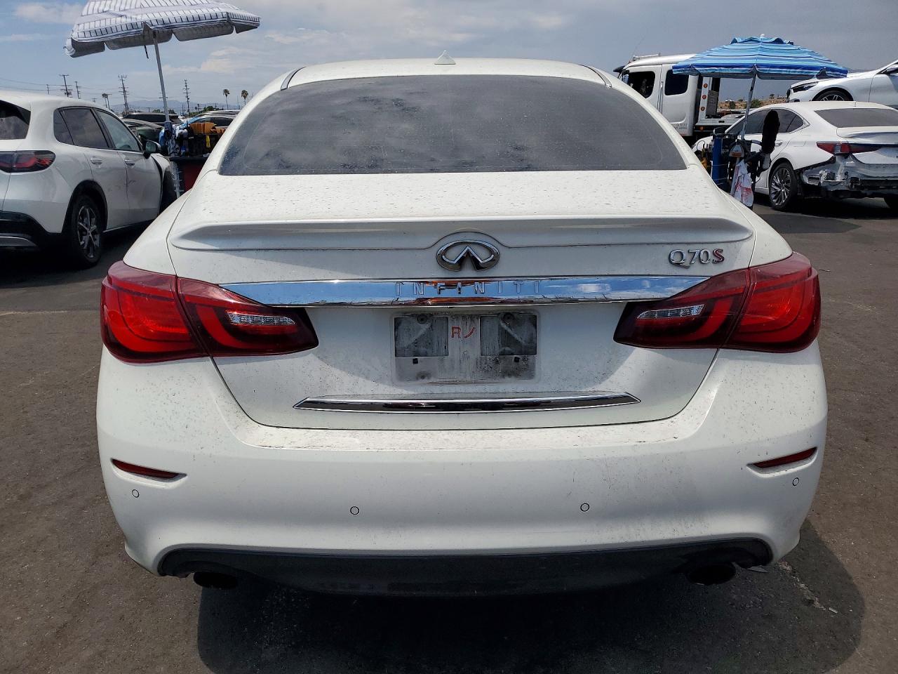 2015 Infiniti Q70 3.7 White vin: JN1BY1AP3FM542703