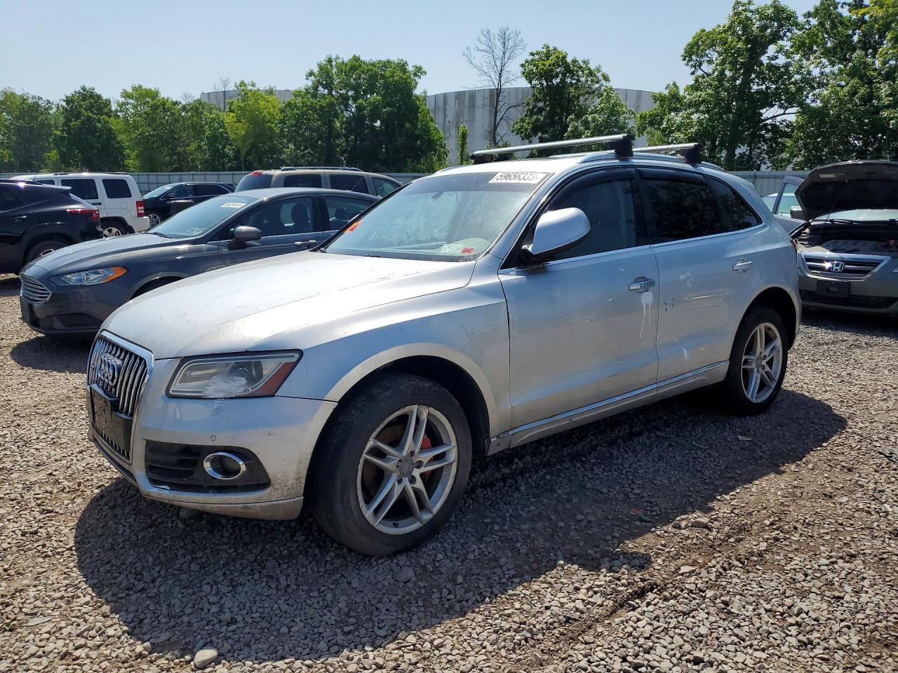 2013 Audi Q5 Premium Plus Silver vin: WA1LFAFP5DA017831