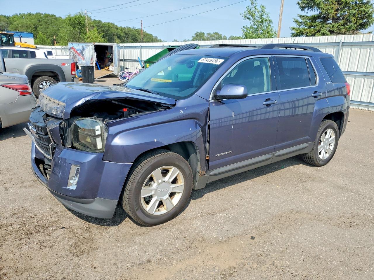 2013 Gmc Terrain Sle Blue vin: 2GKFLTEK3D6216200