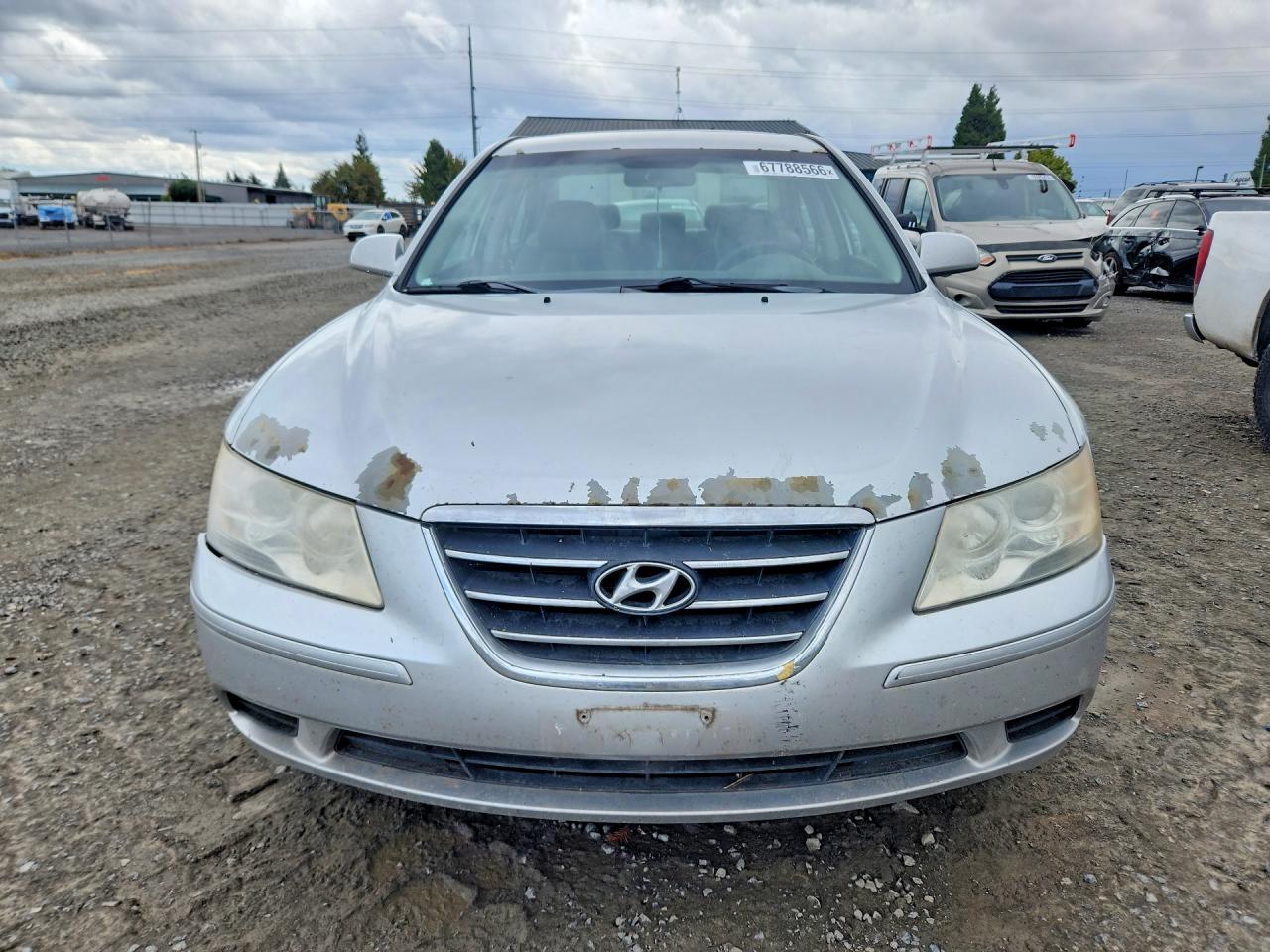 2009 Hyundai Sonata Gls Silver vin: 5NPET46C99H452244