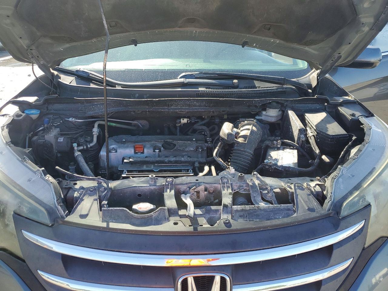 2014 Honda Cr-v Exl Серый vin: 2HKRM3H74EH565621