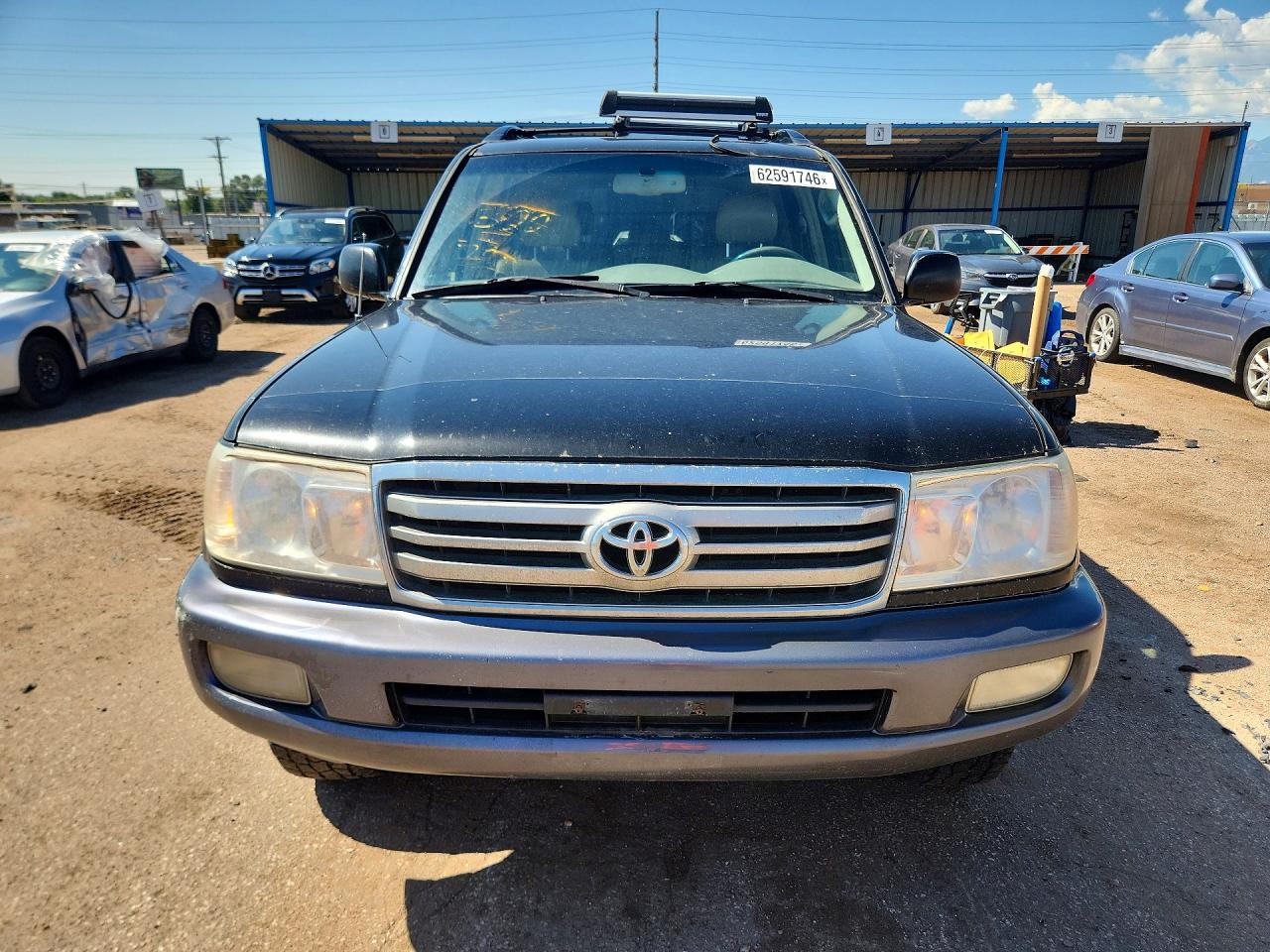 2007 Toyota Land Cruiser Base Black vin: JTEHT05J672110184