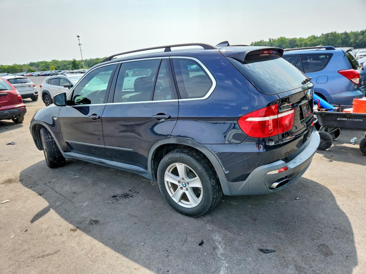 2007 Bmw X5 4.8i Синий vin: 4USFE83517LY65287