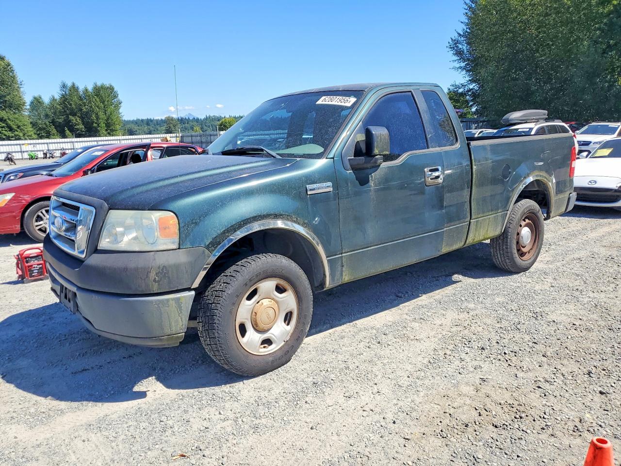 2006 Ford F150 Green vin: 1FTRF12256NB76483