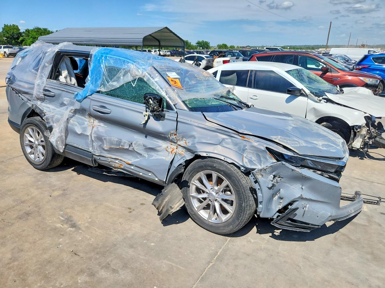 2025 Honda Cr-v Ex Серый vin: 2HKRS3H49SH300829