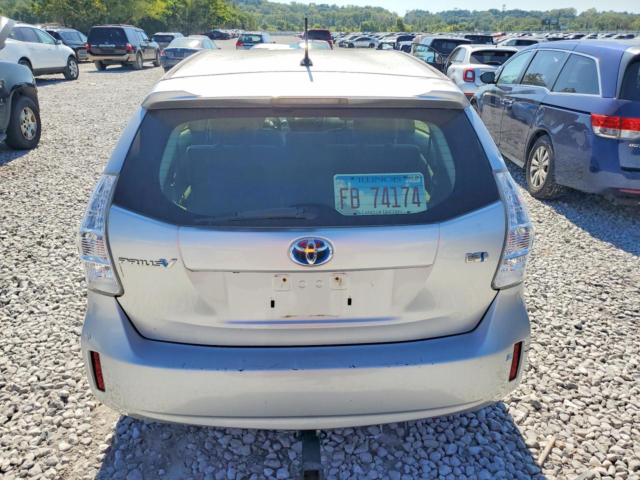 2012 Toyota Prius V Two Silver vin: JTDZN3EU4C3158804