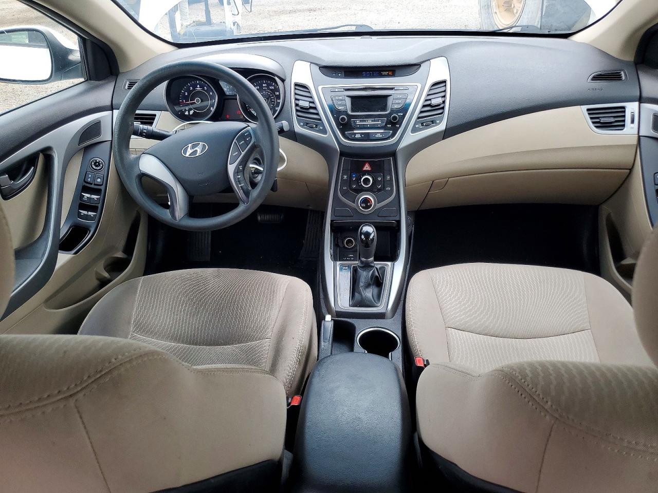 2015 Hyundai Elantra Se White vin: 5NPDH4AEXFH563693
