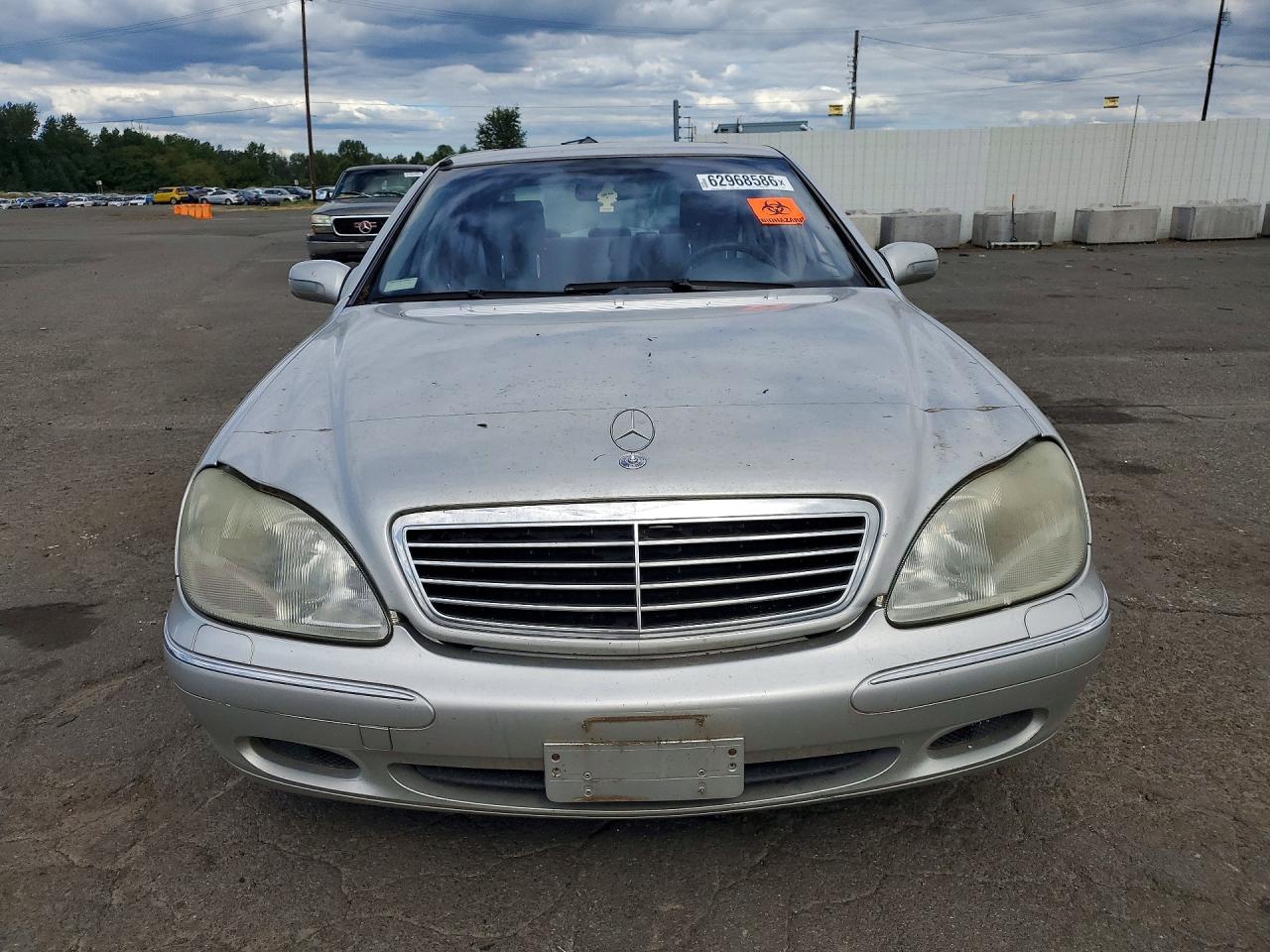 2001 Mercedes-benz S 500 Silver vin: WDBNG75J51A195535