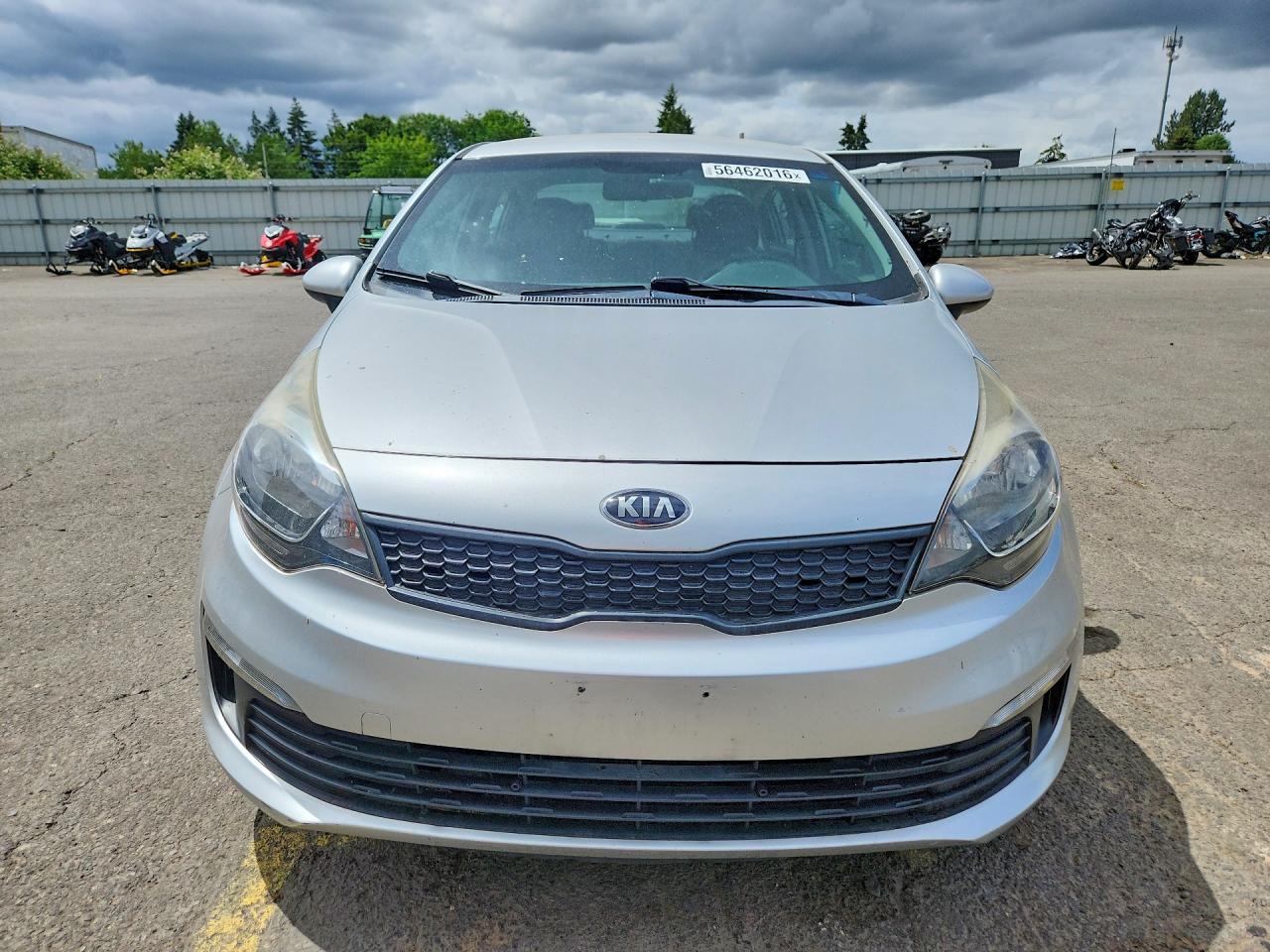2017 Kia Rio Lx Silver vin: KNADM4A33H6026233