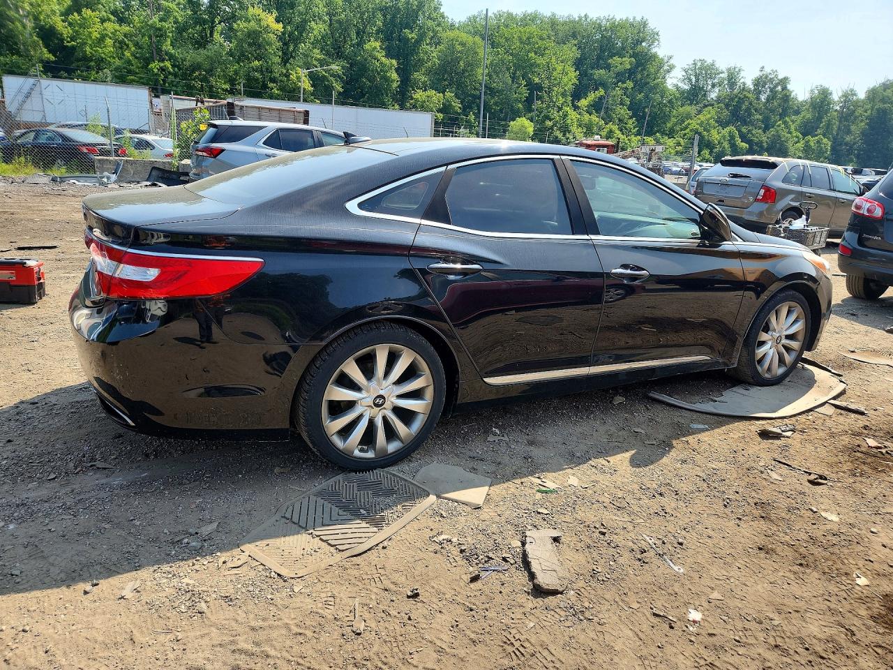 2012 Hyundai Azera Base Black vin: KMHFH4JGXCA158720