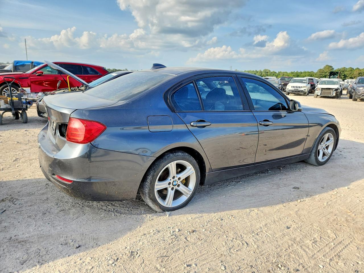 2013 Bmw 328 I Gray vin: WBA3A5G54DNP21758
