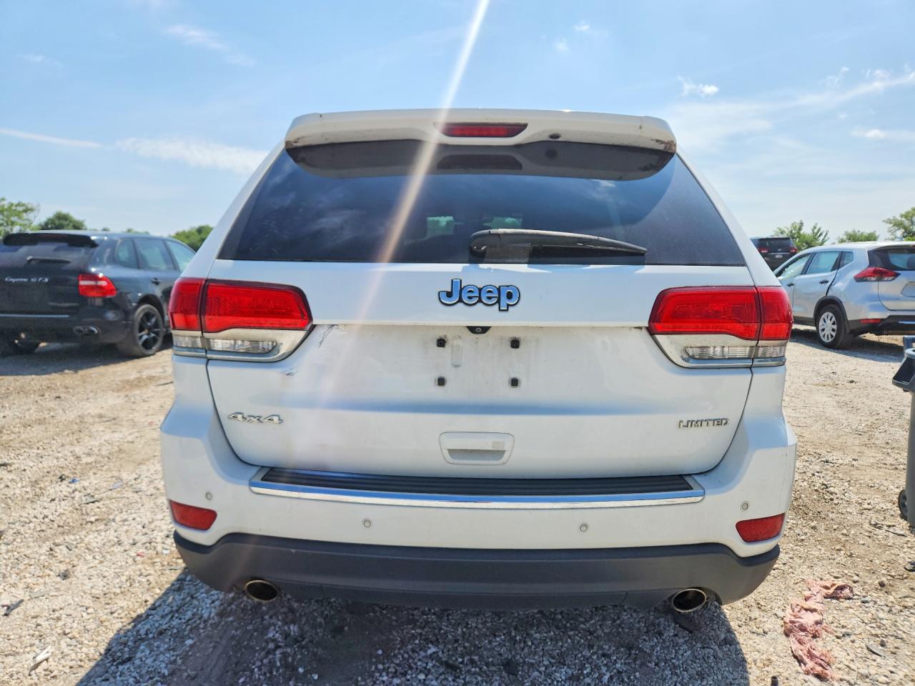 2014 Jeep Grand Cherokee Limited White vin: 1C4RJFBG6EC569068