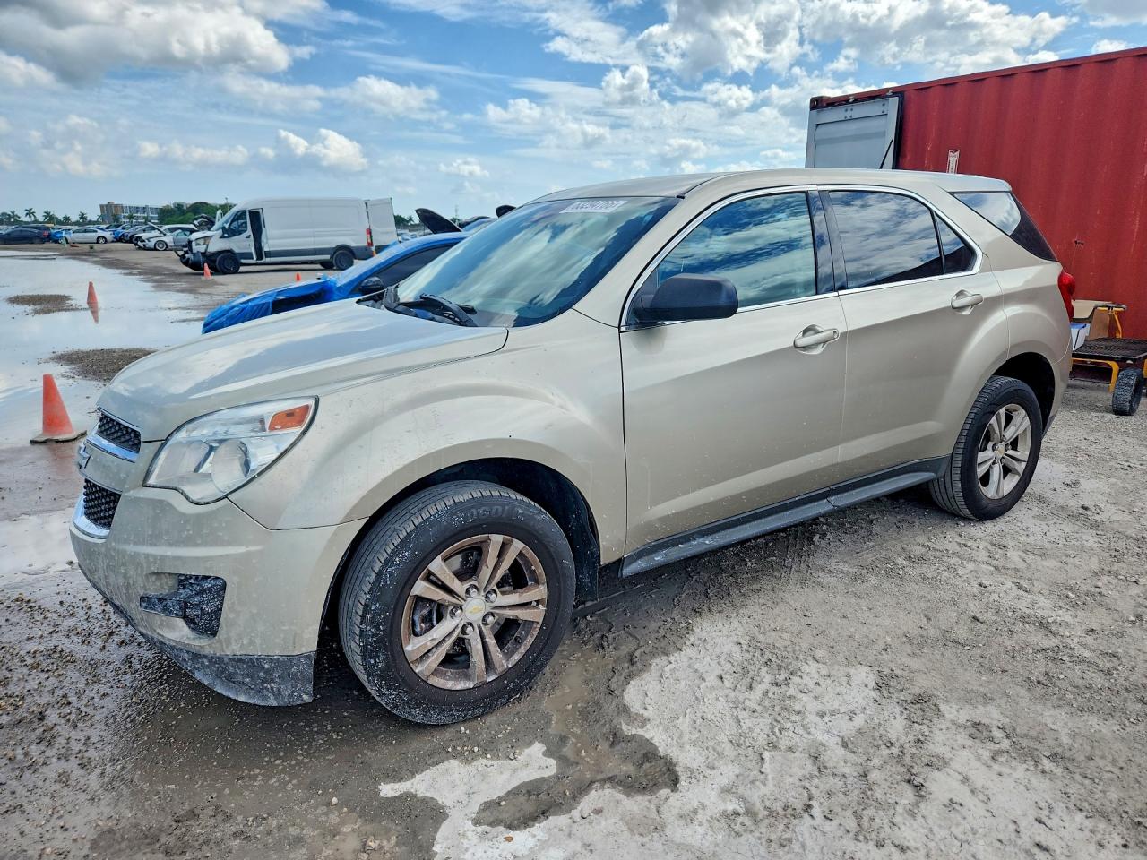 2013 Chevrolet Equinox Ls Tan vin: 2GNALBEK6D6271845