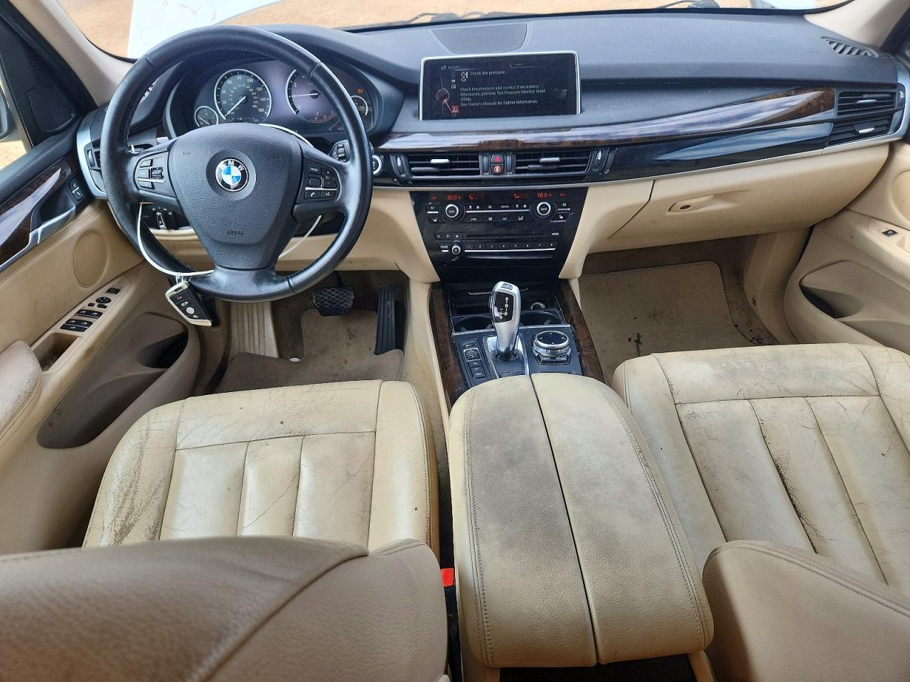 2014 Bmw X5 Xdrive35i White vin: 5UXKR0C58E0K52039