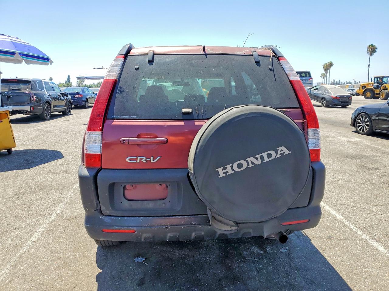 2006 Honda Cr-v Ex Red vin: JHLRD78846C046858