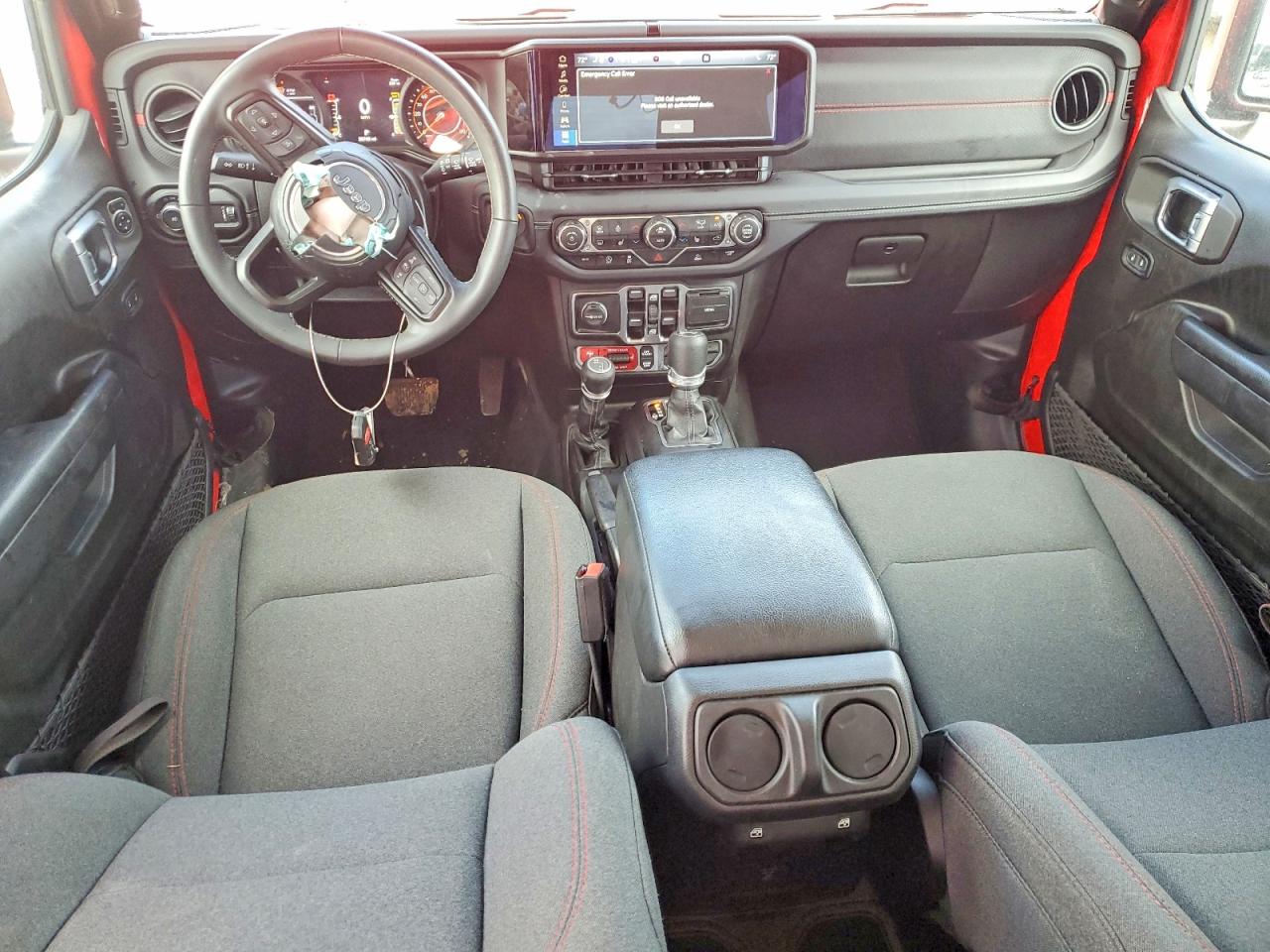 2025 Jeep Wrangler Rubicon Red vin: 1C4PJXFNXSW521461