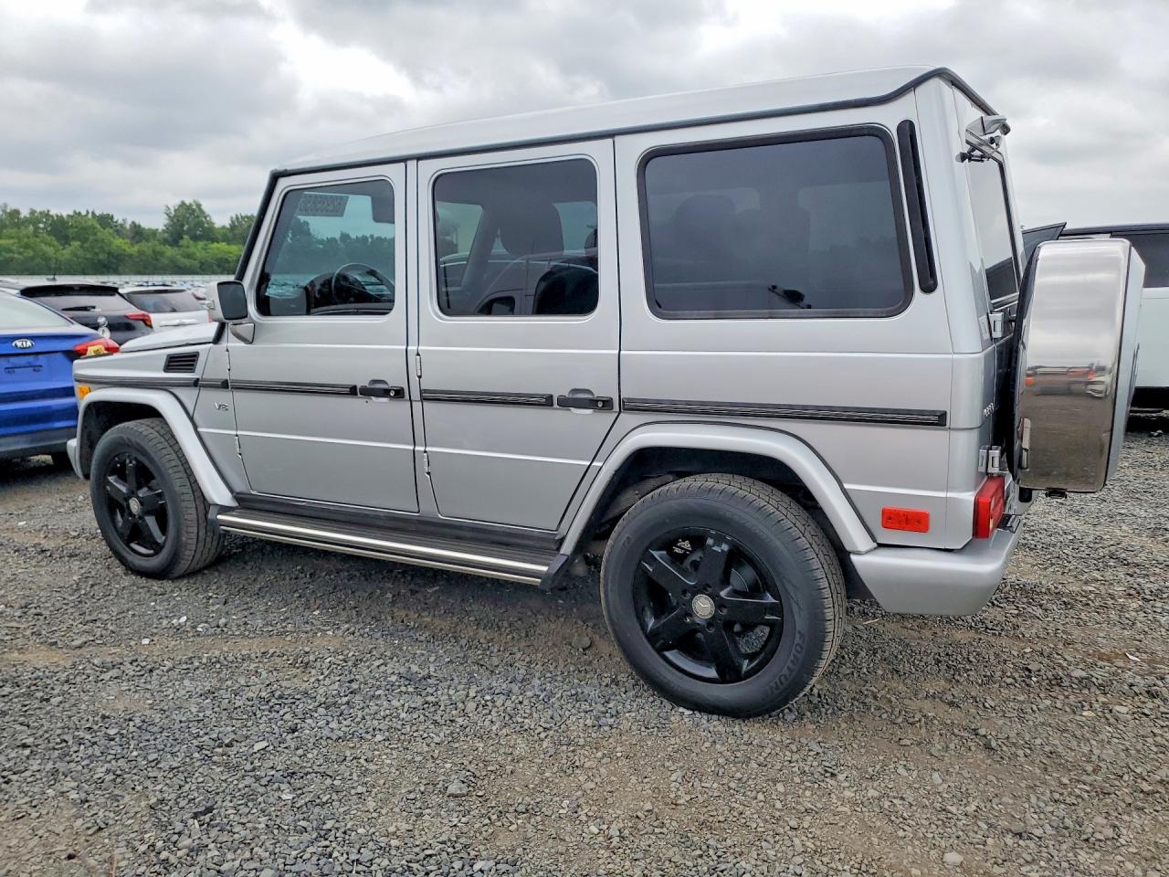 2007 Mercedes-benz G 500 Silver vin: WDCYR49E77X170740
